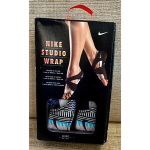 Nike Womens Studio Wrap PRT Multi Dance Yoga 616047-002 Size L (9.5-10.5) NEW